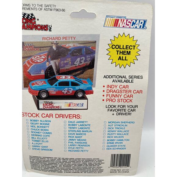 Nascar Vintage 1991 Racing Champions - Picture 3 of 3